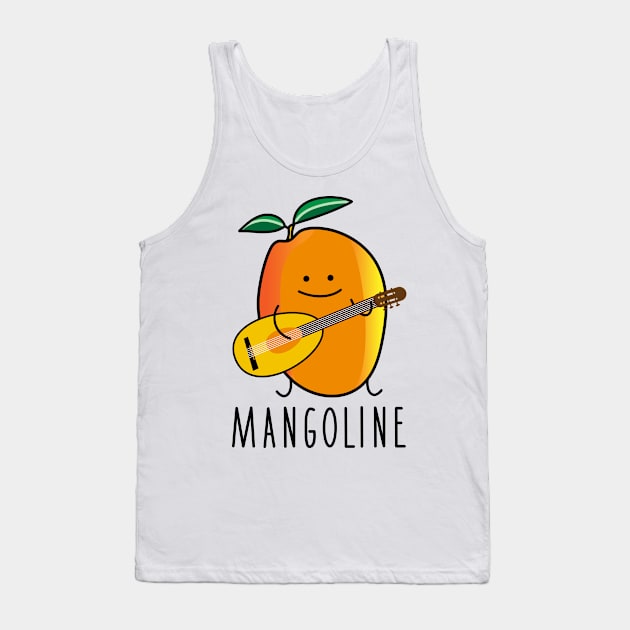 Funny mango with mandolin Tank Top by spontania